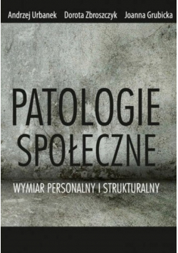 Patologie Społeczne Wymiar Personalny Urbanek