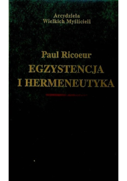 Egzystencja i hermeneutyka