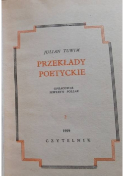 Przekłady poetyckie II