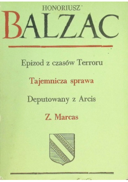 Epizod z czasów Terroru tajemnicza sprawa Deputowany z Arcis