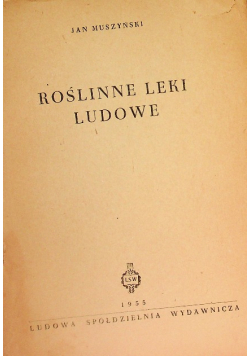 Roślinne leki ludowe