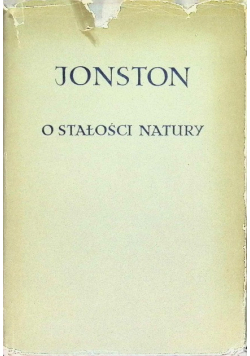 O stałości natury