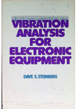 Vibration analysis for electronic equipm