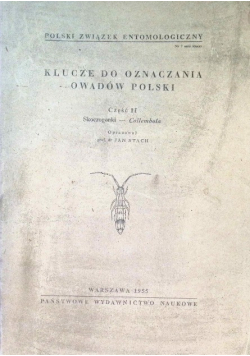 Klucze do oznaczania owadów Polski, Część II