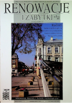 Renowacje i zabytki Nr 1 / 14 Radom