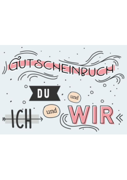 Gutscheinbuch Du und Ich und Wir