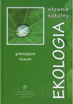 Słownik szkolny Ekologia