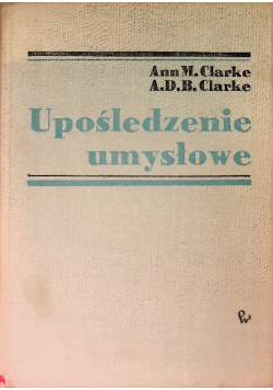 Upośledzenie umysłowe