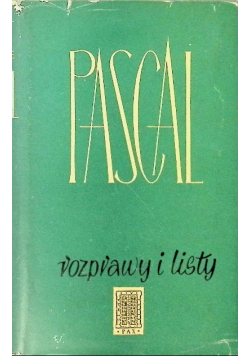Pascal rozprawy i listy