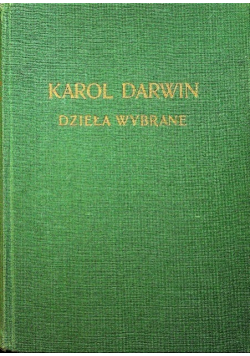 Darwin Dzieła wybrane Tom VII
