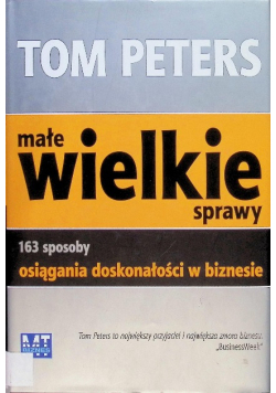 Małe wielkie sprawy 163 sposoby osiągania doskonałości w biznesie