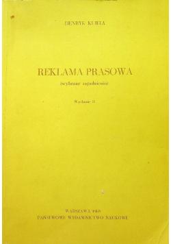 Reklama prasowa