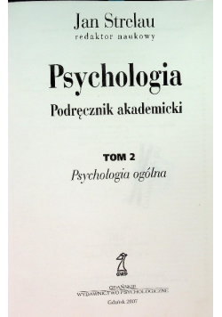 Psychologia Podręcznik akademicki Tom 2