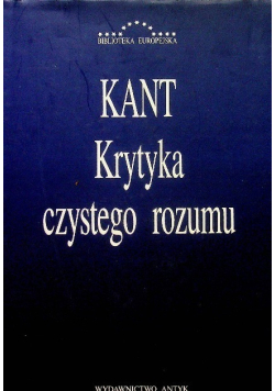Kant Krytyka czystego rozumu