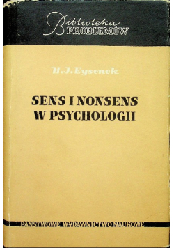 Sens i nonsens w psychologii
