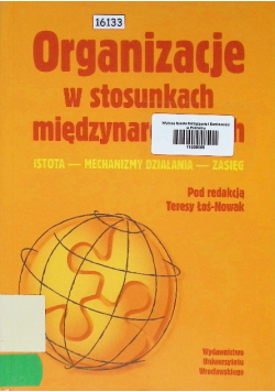 Organizacje w stosunkach międzynarodowych