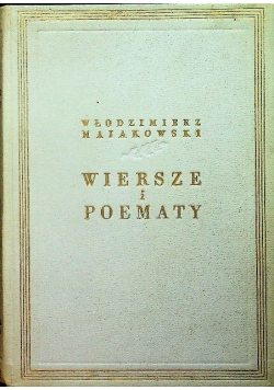 Majakowski Wiersze i poematy 1949 r.