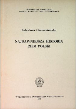 Najdawniejsza Historia Ziem Polski