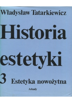 Historia estetyki 3 Estetyka nowożytna