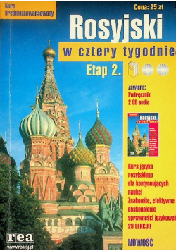 Rosyjski w cztery tygodnie Etap 2 Kurs średniozaawansowany