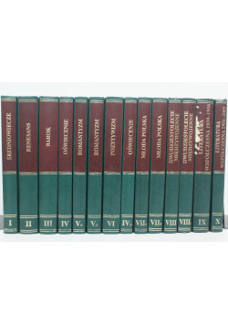 Historia Literatury Polskiej Tom 1 do 10