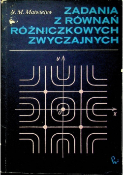 Zadania z równań różniczkowych zwyczajnych