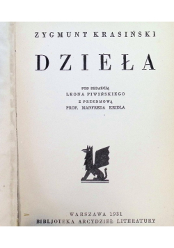 Dzieła, 1931 r.