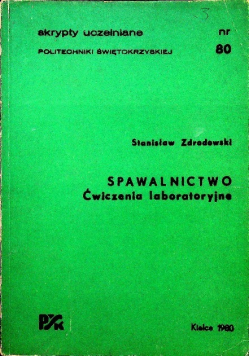 Spawalnictwo ćwiczenia laboratoryjne