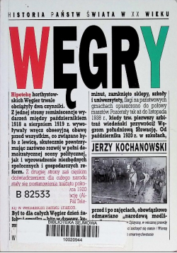 Historia Państw Świata w XX wieku Węgry