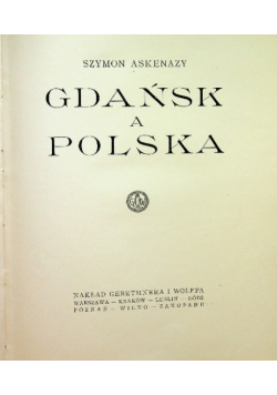 Gdańsk a Polska, 1919 r.