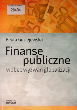 Finanse publiczne wobec wyzwań globalizacji