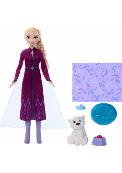 Disney Frozen Lalka Elsa + Baby Bear