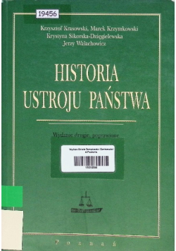 Historia ustroju państwa