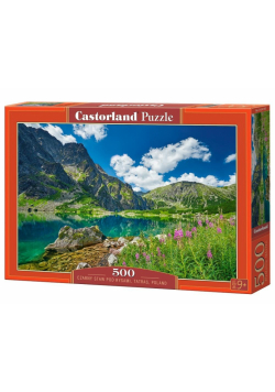 Puzzle 500 Czarny Staw pod Rysami Tatras CASTOR