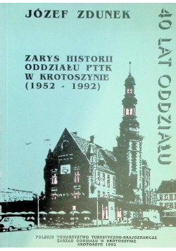 Zarys historii oddziału PTTK w krotoszynie (1952-1992)
