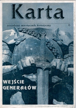 Karta Nr 6 Wejście generałów