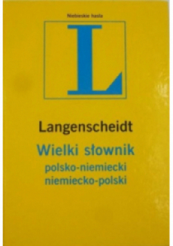Wielki słownik polsko - niemiecki niemiecko - polski