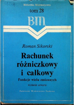 Rachunek różniczkowy i całkowy Tom 28