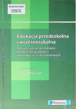 Edukacja przedszkolna i wczesnoszkolna