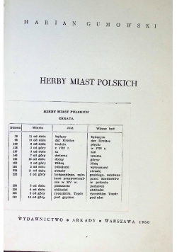 Herby miast Polskich