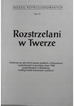 Rozstrzelani w Twerze