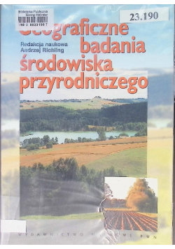 Geograficzne badania środowiska przyrodniczego