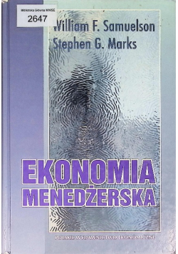 Ekonomia menedżerska
