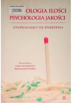 Psychologia ilości psychologia jakości