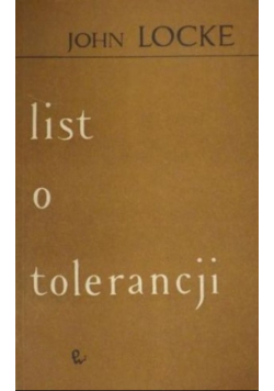 List o tolerancji