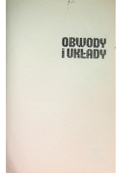 Obwody i układy
