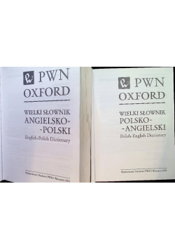 Wielki słownik Polsko - Angielski