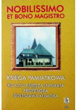 Nobilissimo et bono magistro