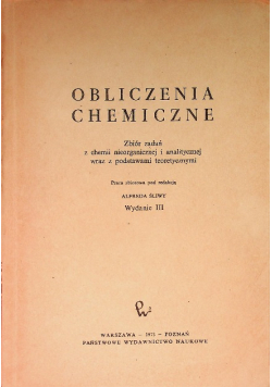 Obliczenia chemiczne