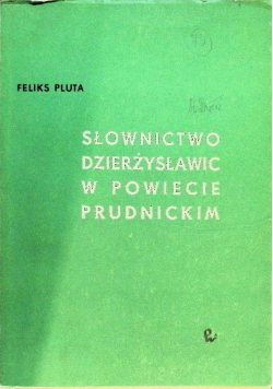 Słownictwo Dzierżysławic w powiecie prudnickim